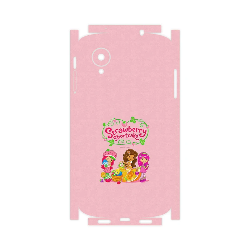برچسب پوششی ماهوت مدل Strawberry Shortcake-FullSkin مناسب برای گوشی موبایل گوگل Nexus 5