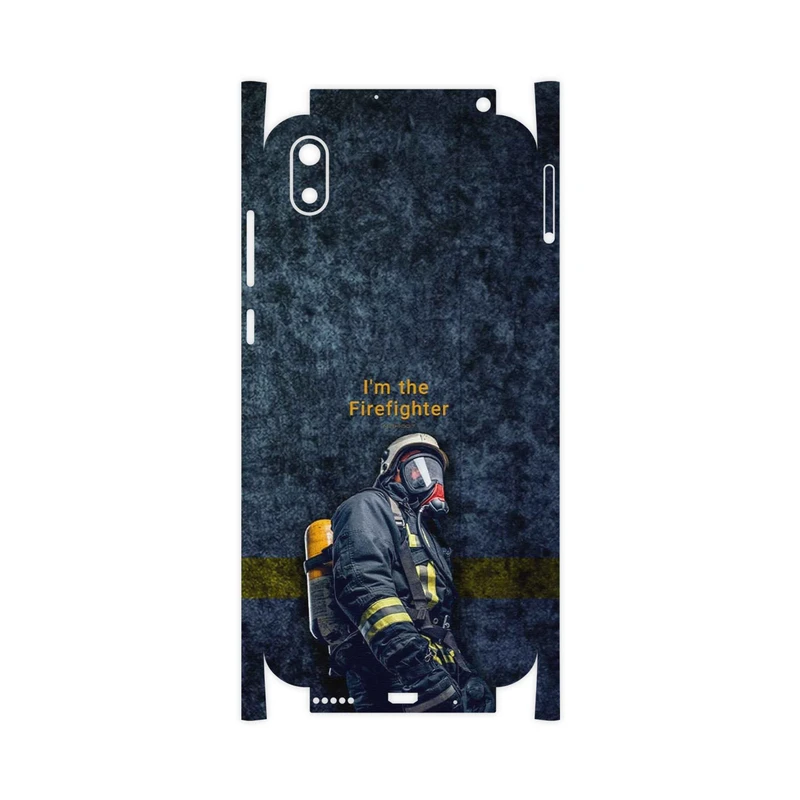 برچسب پوششی ماهوت مدل Firefighter-FullSkin مناسب برای گوشی موبایل هوآوی Y5 2019