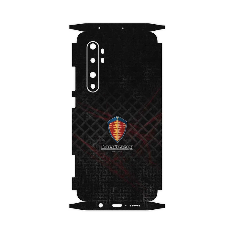 برچسب پوششی ماهوت مدل Koenigsegg Automotive AB-FullSkin مناسب برای گوشی موبایل شیائومی Mi Note 10 Lite