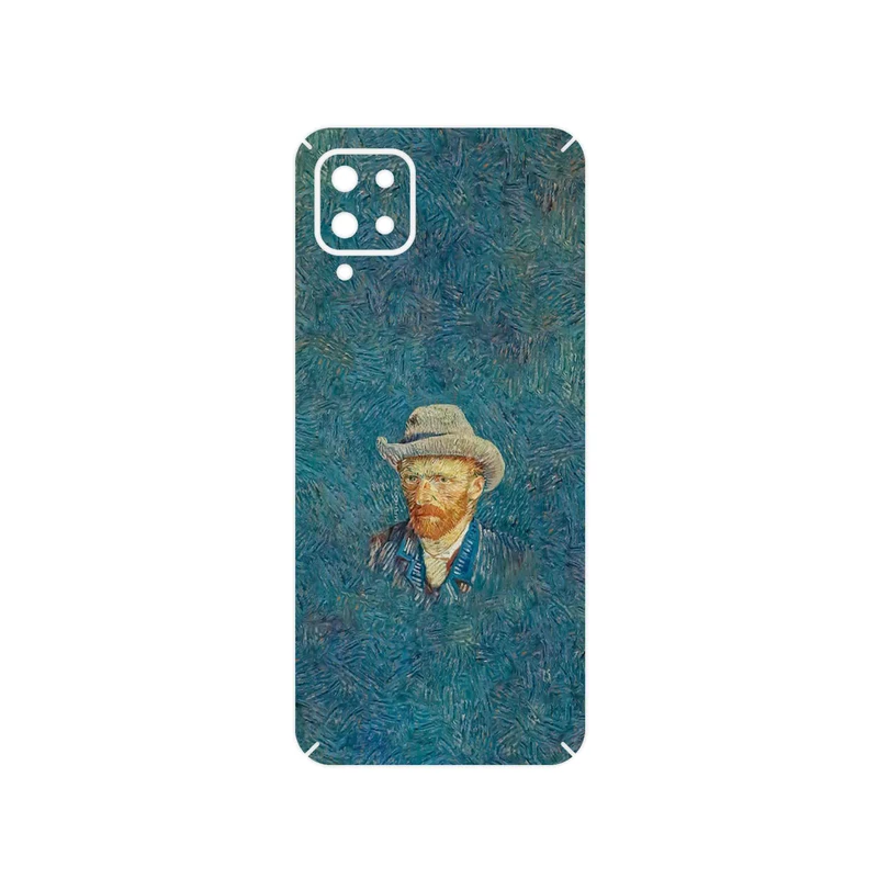 برچسب پوششی ماهوت مدل Self portrait with a gray felt hat مناسب برای گوشی موبایل سامسونگ Galaxy A12 Nacho