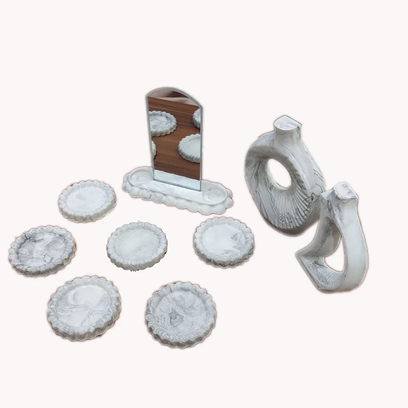 مجموعه ظروف هفت سین 9 پارچه مدل 22 حباب