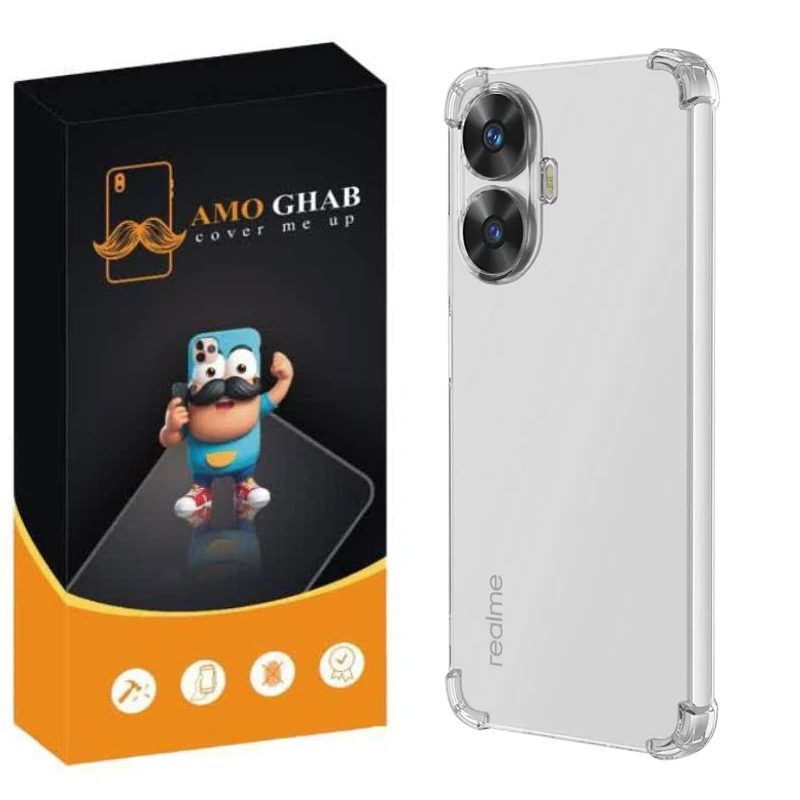کاور عمو قاب مدل Crystal مناسب برای گوشی موبایل ریلمی C55