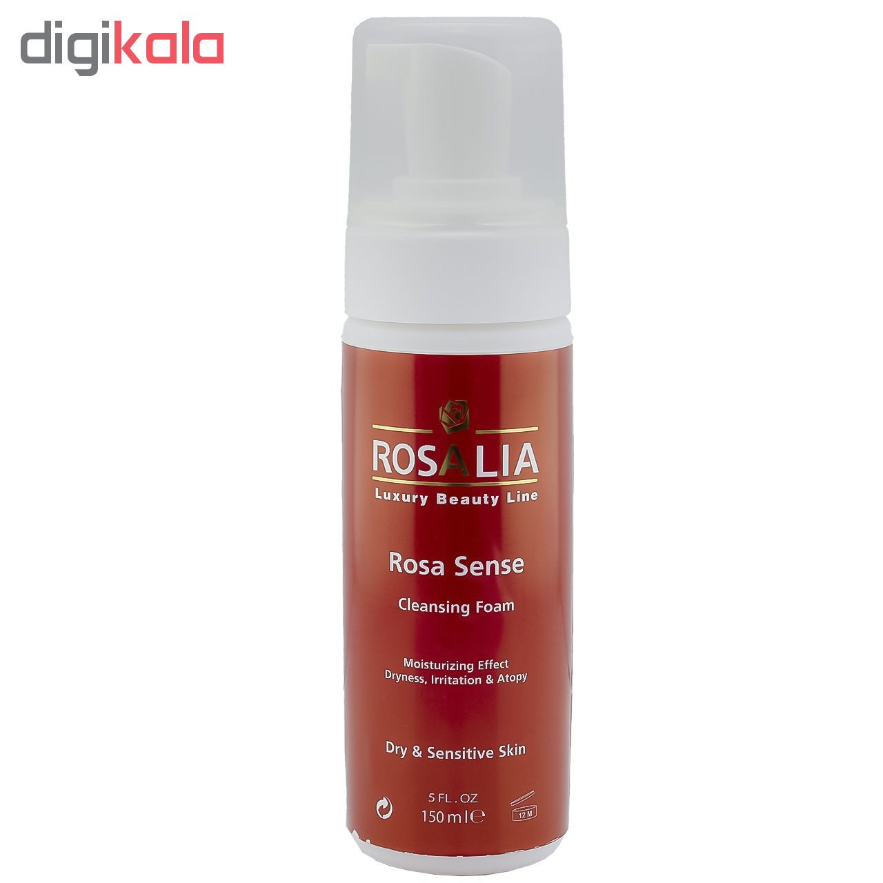 فوم پاک کننده صورت رزالیا مدل Rosa Scence حجم 150 میلی لیتر