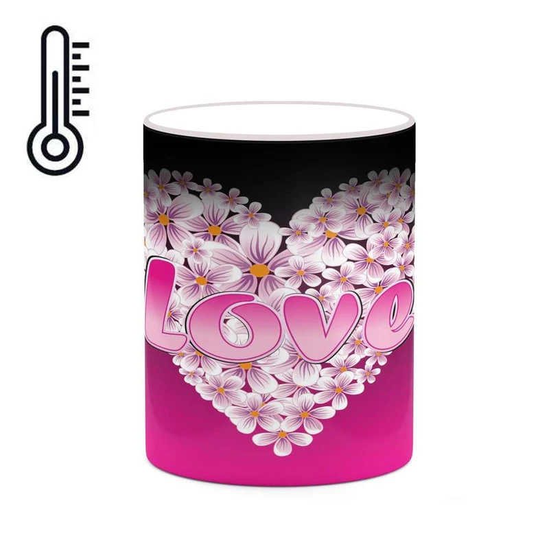 ماگ حرارتی کاکتی مدل Love کد mgh20676