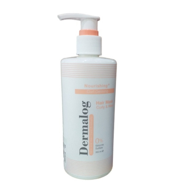 ماسک مو درمالوگ مدل Curly حجم 350 میلی لیتر