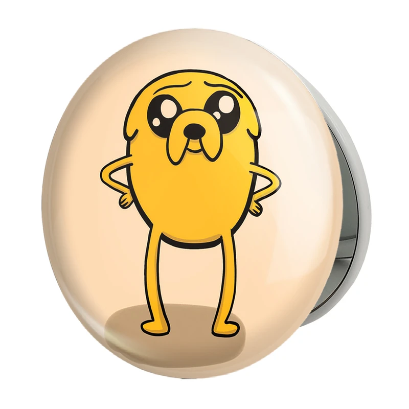 آینه جیبی خندالو طرح جیک وقت ماجراجویی Adventure Time مدل تاشو کد 20809 