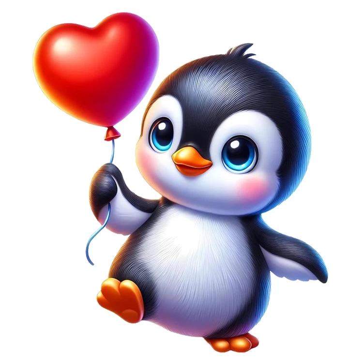 استیکر پارچه و لباس پاد آفرین مدل پنگوئن کد DKST358