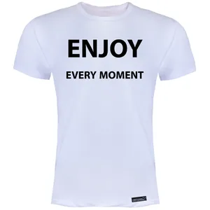 تی شرت آستین کوتاه زنانه 27 مدل Enjoy Every Moment کد MH974
