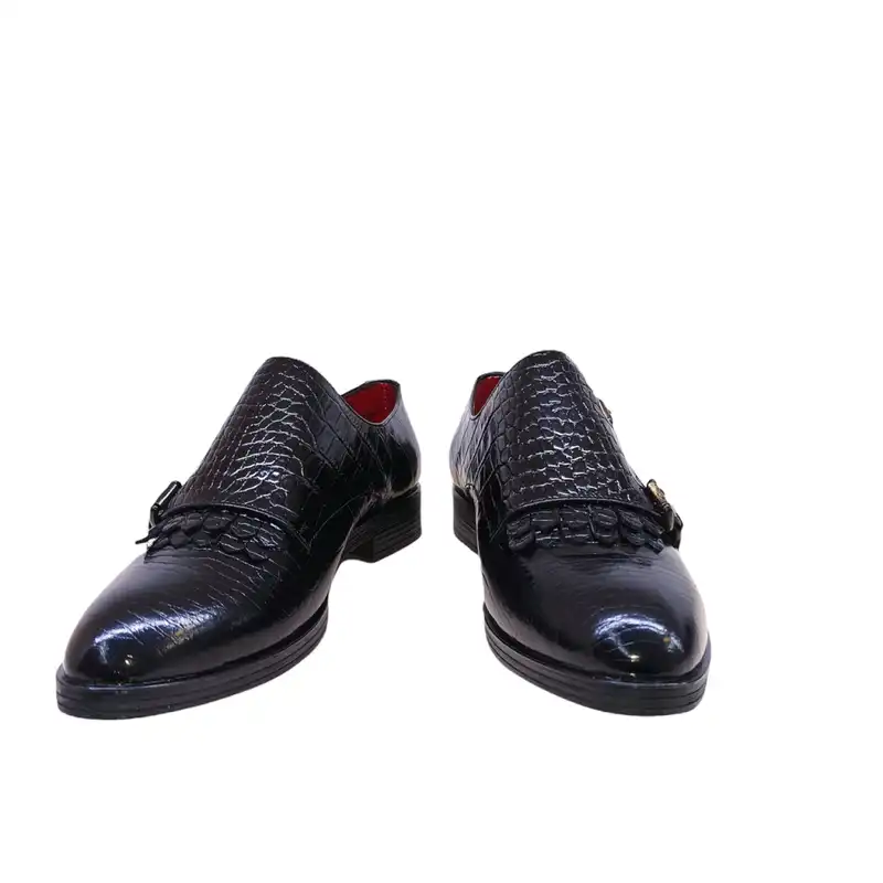 کفش زنانه مدل آپاچی چرم طبیعی رنگ مشکی