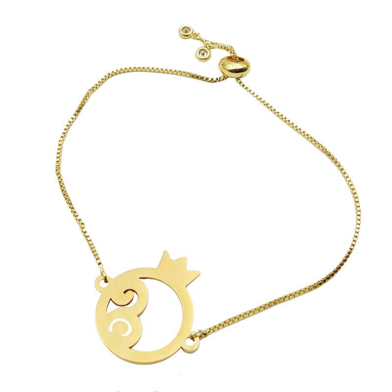 دستبند دخترانه طرح انار زیبا کد DF05