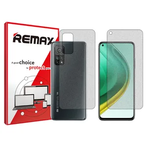 Remax HyMTT model matte screen protector suitable for Xiaomi Mi 10T Pro 5G mobile phone along with the back protector
