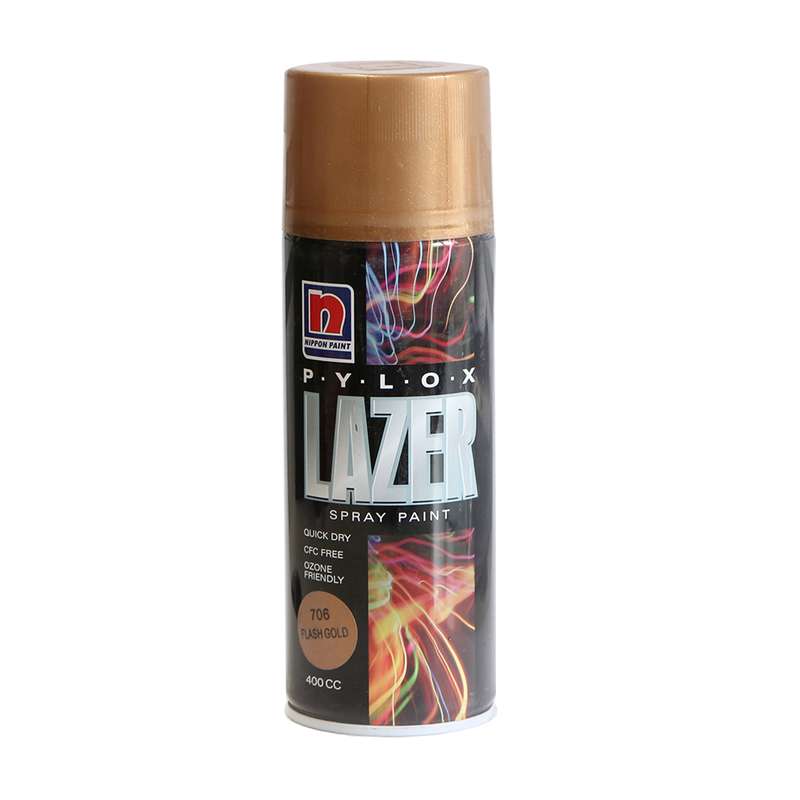 اسپری رنگ متالیک مسی رنگ نیپون کد 2706 مدل Lazer، حجم 400 میلی لیتر اسپری رنگ متالیک مسی رنگ نیپون کد 2706 مدل Lazer، حجم 400 میلی لیتر