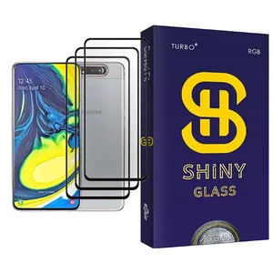 Atouchbo Shiny Glass MIX003 Screen Protector For Samsung Galaxy A80 Pack Of 3