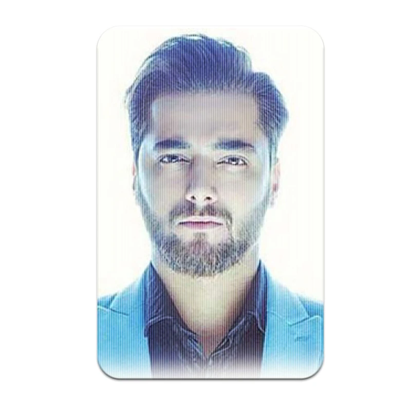 استیکر کارت پرمانه مدل سه بعدی طرح Macan Band کد pm3d.2462