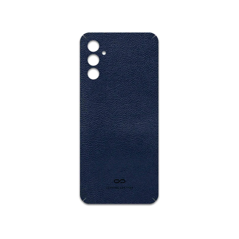 برچسب پوششی ماهوت مدل Deep-Blue-Leather مناسب برای گوشی موبایل سامسونگ Galaxy M13 (India)