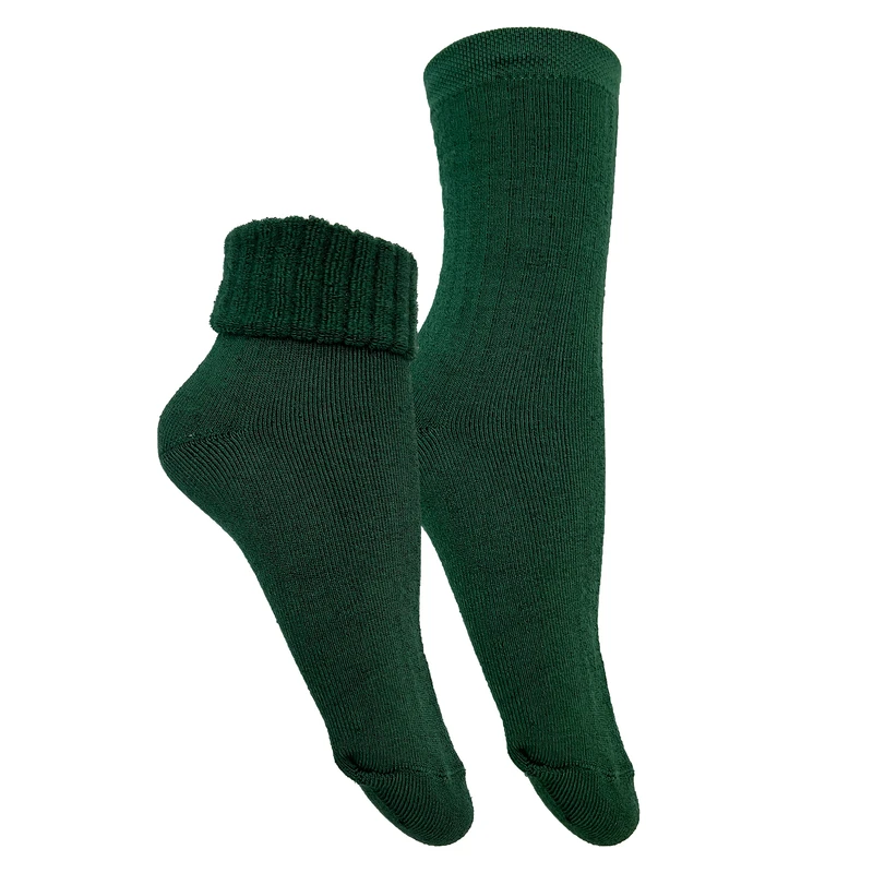 جوراب زنانه تن پوش هنگامه مدل حوله ای لب برگرد کد GR01