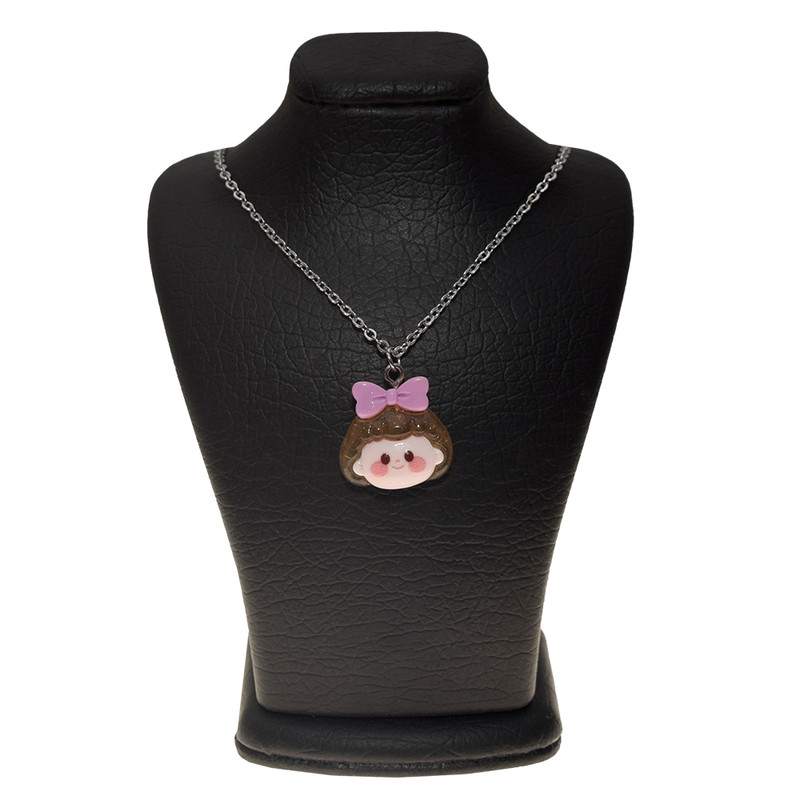 گردنبند دخترانه مدل بیبی گرل و پاپیون