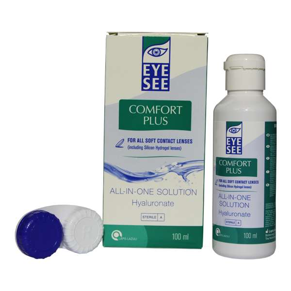 محلول شستشوی لنز آی سی مدل کامفورت حجم 100 میلی لیتر
