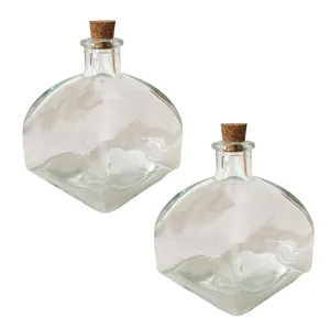 بطری مدل شیشه ای دردار کد 671 بسته 2 عددی