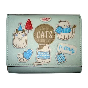 کیف پول دخترانه مدل cute cat کد Al-1005