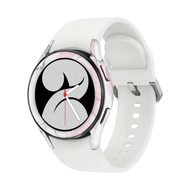  برچسب ماهوت طرح Blanco-Pink-Marble مناسب برای ساعت هوشمند سامسونگ Watch4 40mm