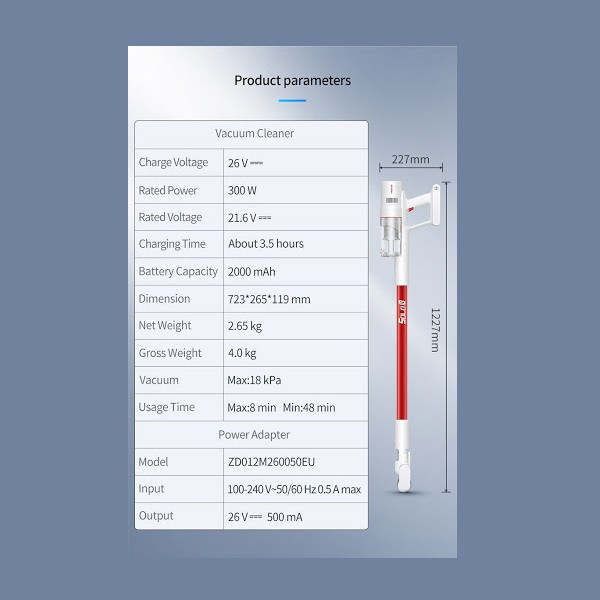 جارو شارژی تراور مدل Solo 10