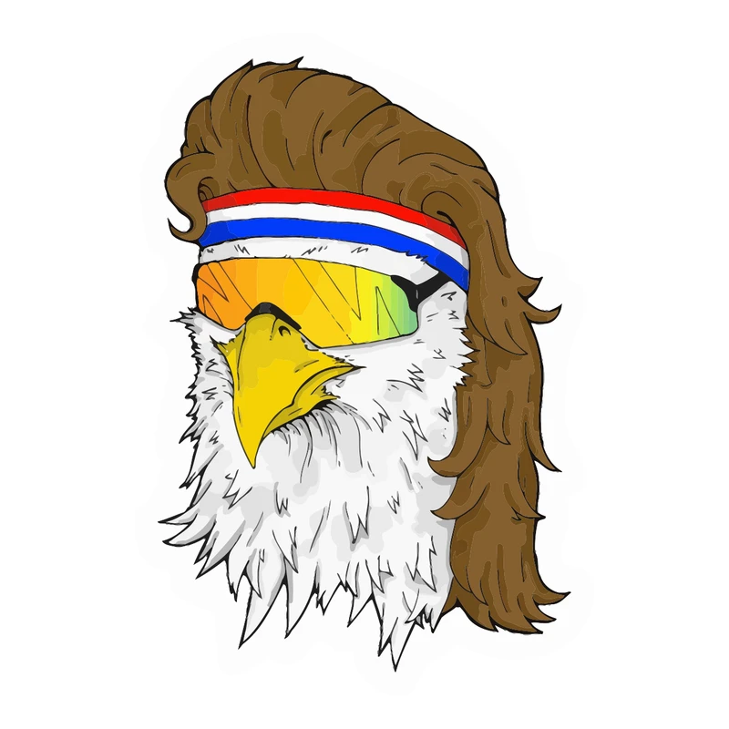 برچسب لپ تاپ پویا مارکت طرح سیس عقاب کد 2742