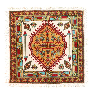 رومیزی قلمکار زابلیان مدل سنتی طرح گلیم کد HQ80