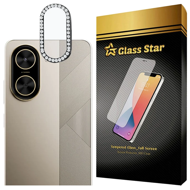 محافظ لنز دوربین شیشه‌ای گلس استار مدل NRIG20 مناسب برای گوشی موبایل شیائومی Poco C71