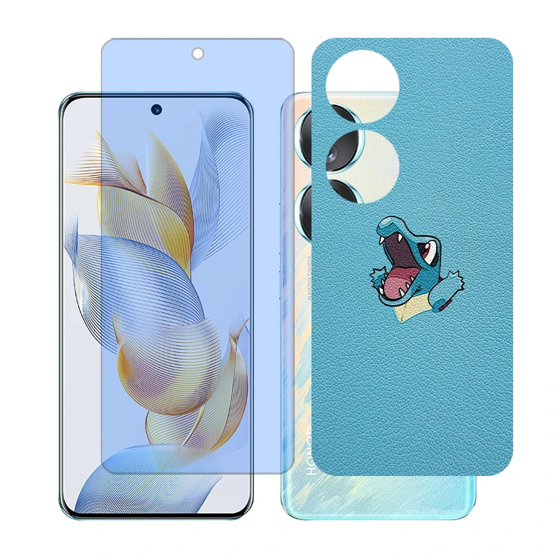 محافظ صفحه نمایش مات آنتی بلو گلس مدل Together مناسب برای گوشی موبایل آنر 70 به همراه برچسب پوششی پشت گوشی