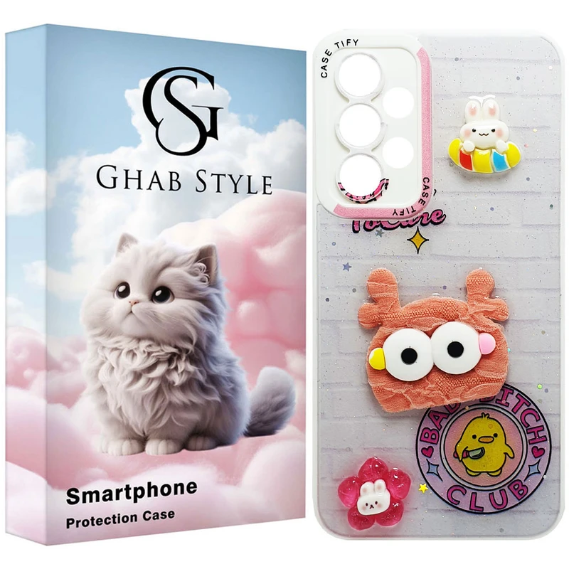 کاور قاب استایل مدل دخترانه مناسب برای گوشی موبایل سامسونگ Galaxy A73 4G / A73 5G 