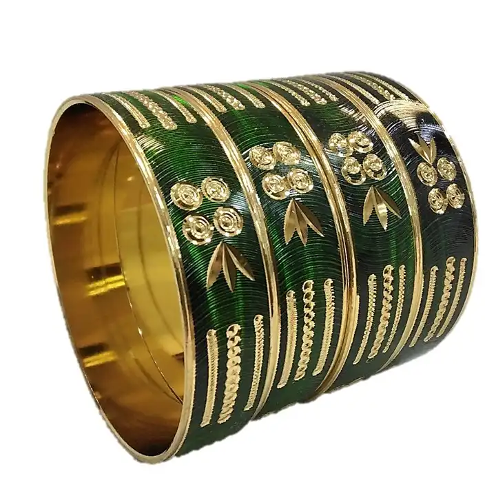 النگو زنانه مدل هندی کد glsr-22100 مجموعه 4 عددی