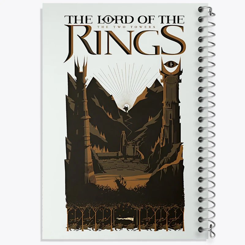 دفتر مشق 50 برگ خندالو طرح ارباب حلقه ها (Lord of the Rings)  کد N2653