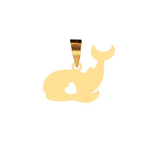 آویز گردنبند طلا 18 عیار زنانه آمانژ مدل D11795