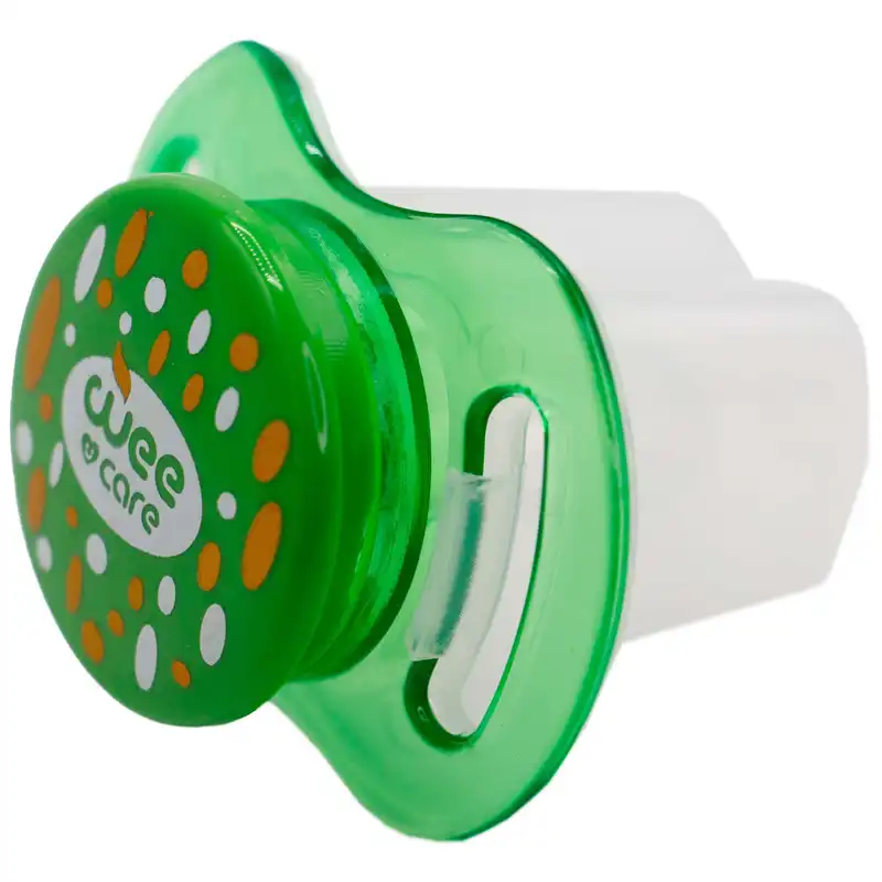 پستانک ارتودنسی وی کر مدل دربدار شفاف چاپدار Comfort