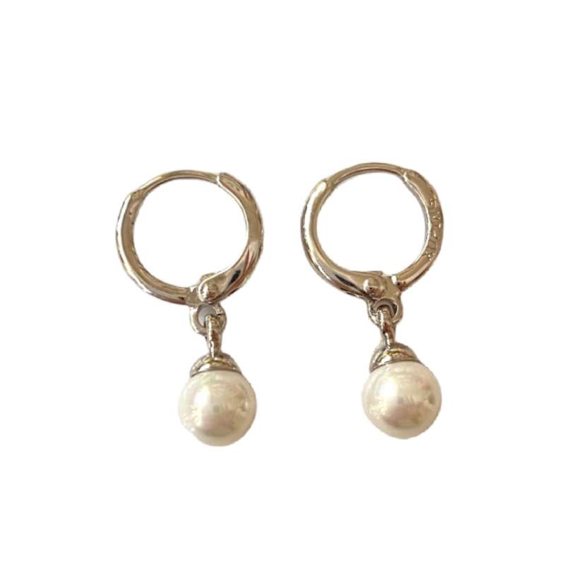 گوشواره زنانه ژوپینگ مدل مرواریدی حلقه ای گوشواره زنانه ژوپینگ مدل مرواریدی حلقه ای