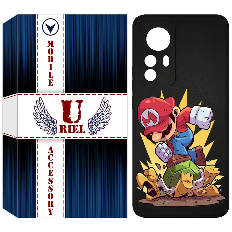 کاور یوریل قاب مدل KSH کد 64 طرح ماریو مناسب برای گوشی موبایل شیائومی 12T Pro / Redmi K50 Ultra