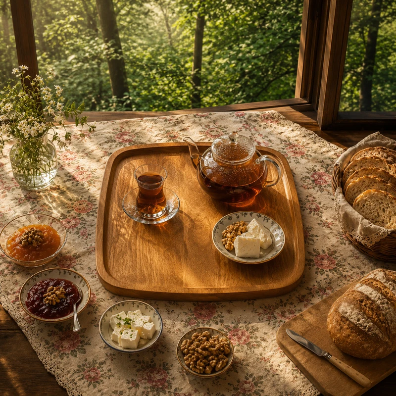 عکس شماره 2 : سینی بدون دسته مدل مربع سایز 30x30 سانتی متر