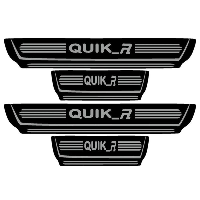 برچسب بدنه خودرو اسپرت غدیر مدل CH NO YA59 A23مناسب برای کوییک آر01 بسته 4 عددی