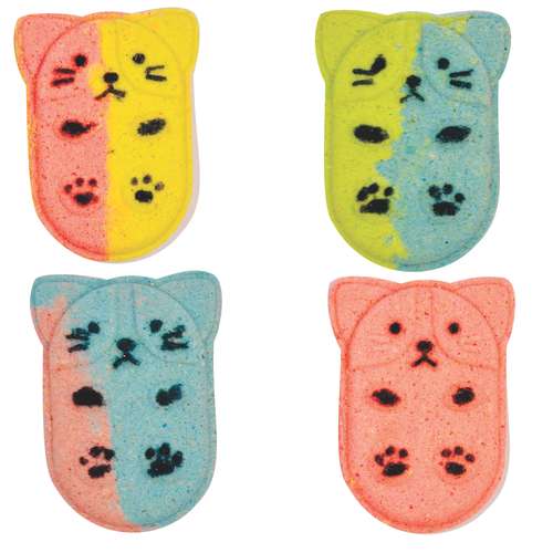 کوکتل پدیکور ایمنس هربال مدل گربه وزن 280 گرم مجموعه چهار عددی