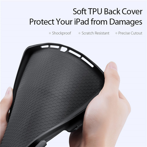 کیف کلاسوری کیبورد دار دوکس دوکیس مدل Svsam001 مناسب برای تبلت اپل iPad 6 (2018) / iPad 5 (2017) / iPad Air 2 / iPad Air / iPad Pro 9.7 (2016)