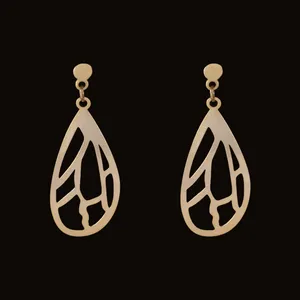 گوشواره طلا 18 عیار زنانه آمانژ کد D10042