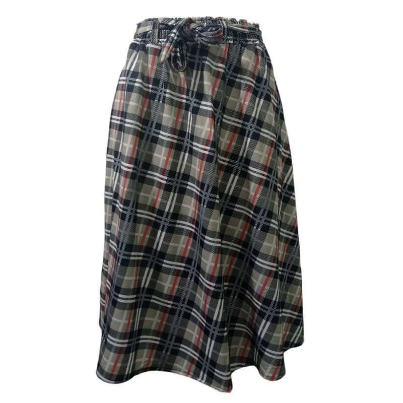 دامن زنانه مدل چهارخونه کد 1