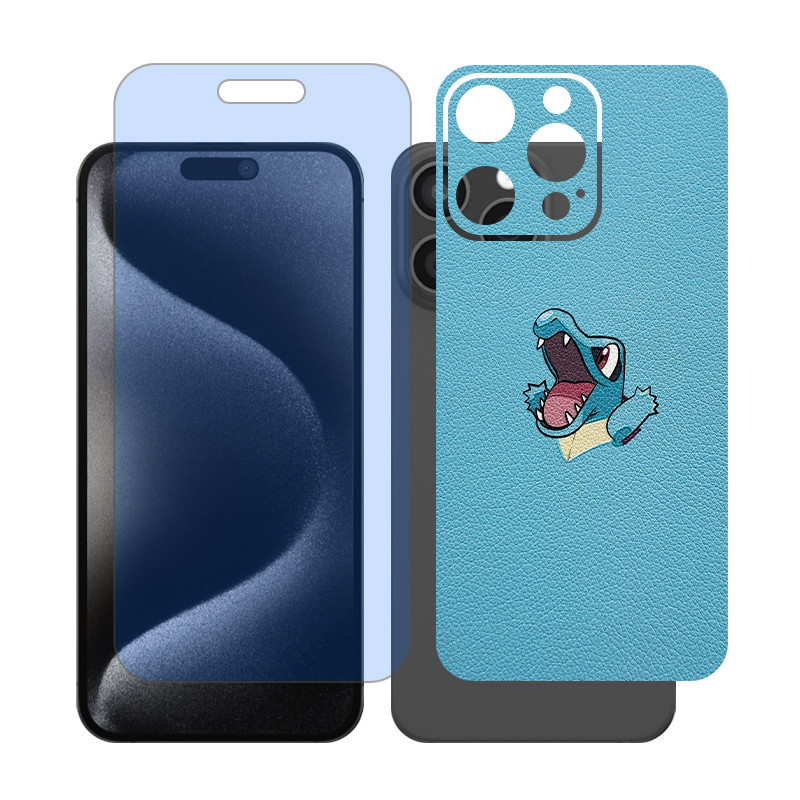 محافظ صفحه نمایش بلو کات گلس مدل Together مناسب برای گوشی موبایل اپل iPhone 15 Pro Max به همراه برچسب پوششی پشت گوشی