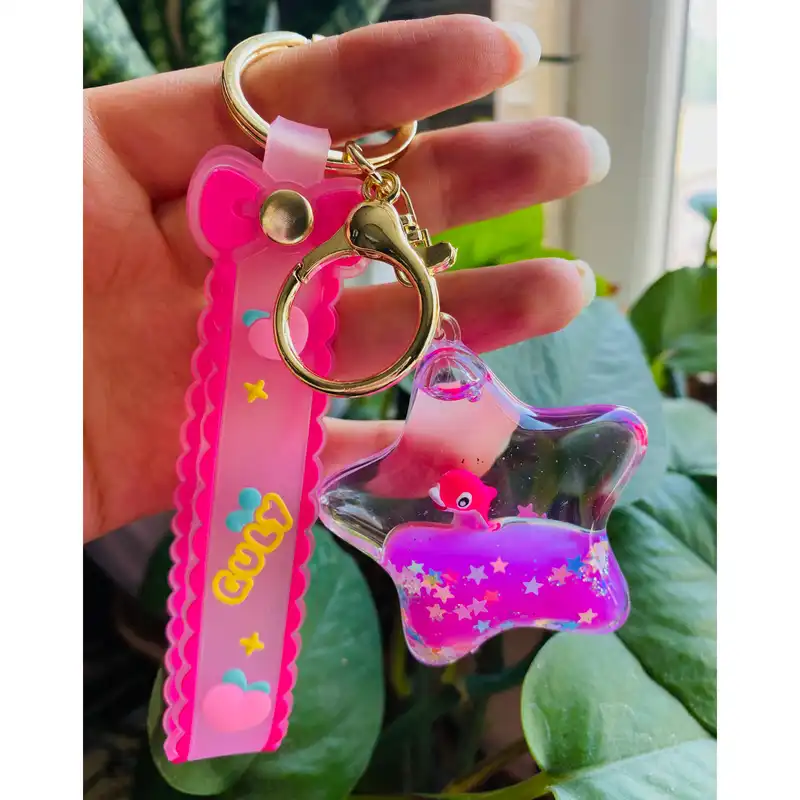 جاکلیدی مدل آکواریومی طرح ستاره و ماهی کد J110