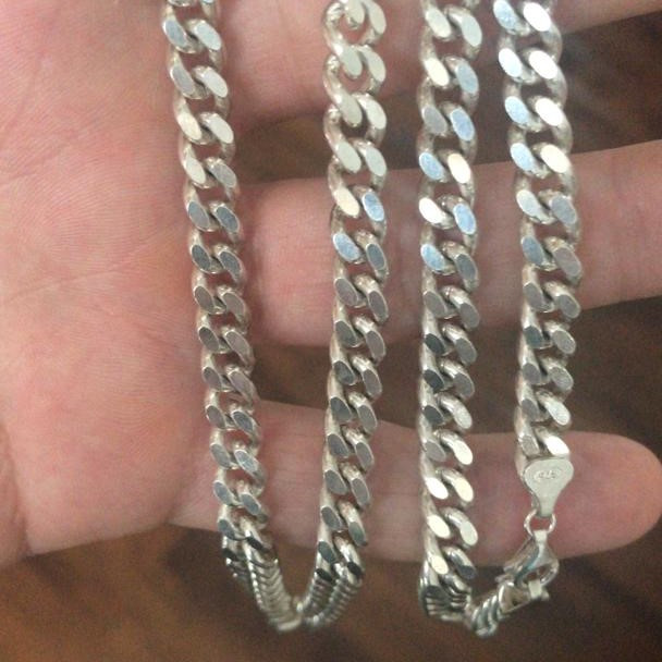 زنجیر نقره مردانه گالری ظهیرالدینی مدل CHM-13