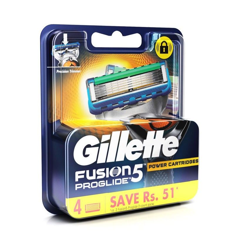 تیغ یدک ژیلت مدل Fusion 5 Proglide Power Cartridges بسته 4 عددی -  - 2