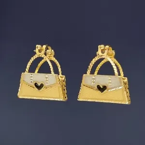 گوشواره طلا 18 عیار زنانه گالری یارطلا  مدل کیفی کد AGKF03