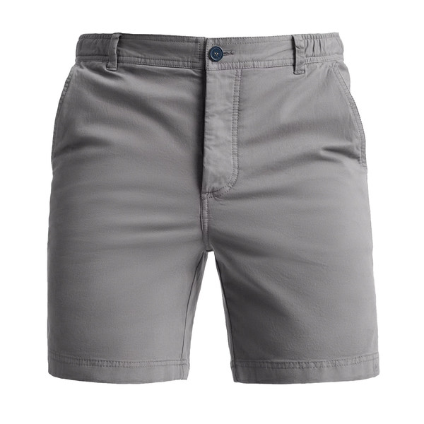 شلوارک مردانه مامی دوز مدل کتان رنگ طوسی