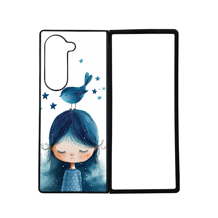 کاور گالری وبفر طرح دختر مناسب برای گوشی موبایل سامسونگ galaxy z fold 6